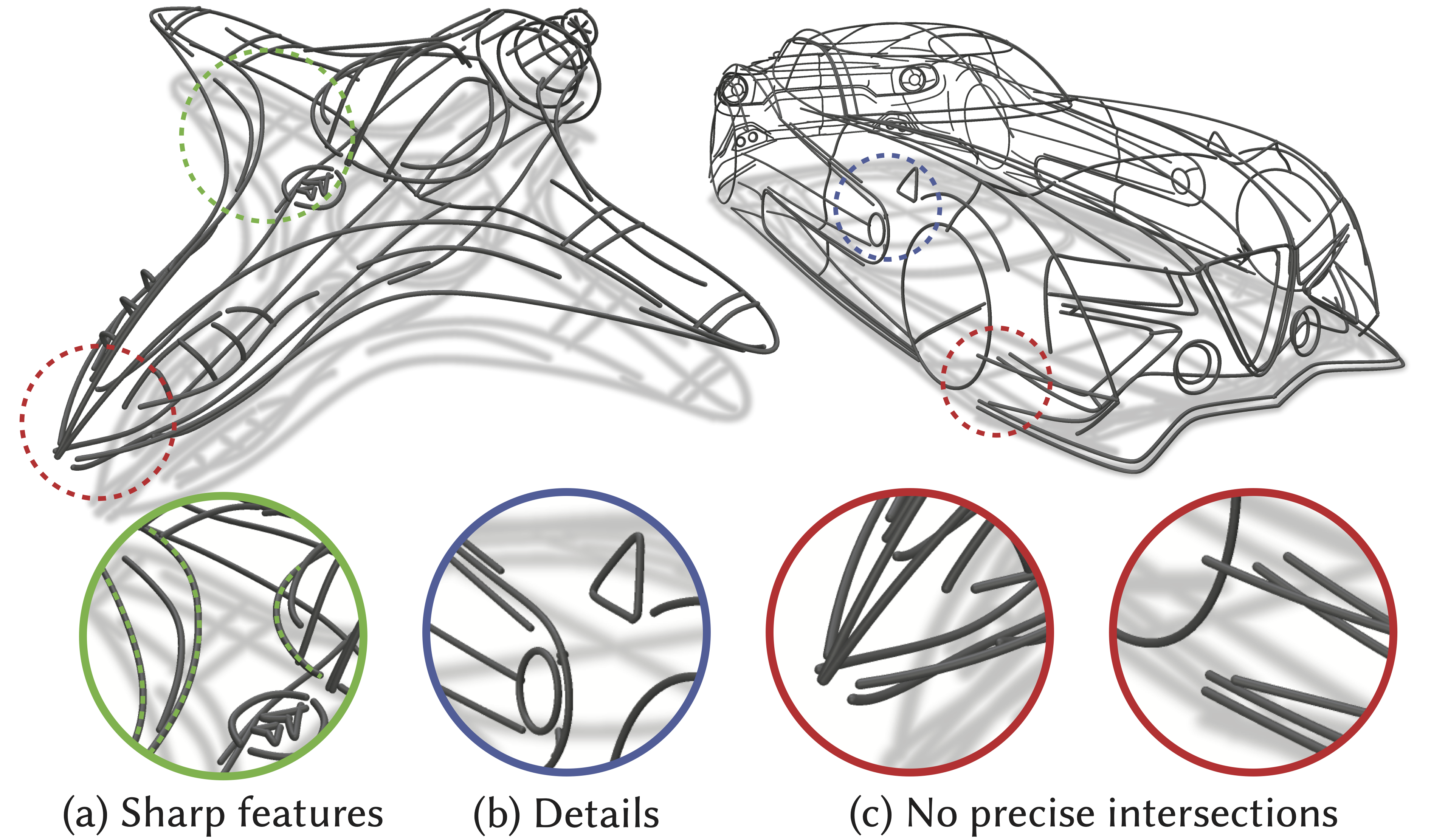 Fig. 1. 3D sketches done in VR (right,©James Robbins, used with permission).